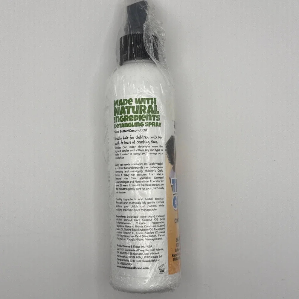 Taliah Waajid Kinky, Wavy, Natural For Children Tangles Out Today! 8 Fl Oz